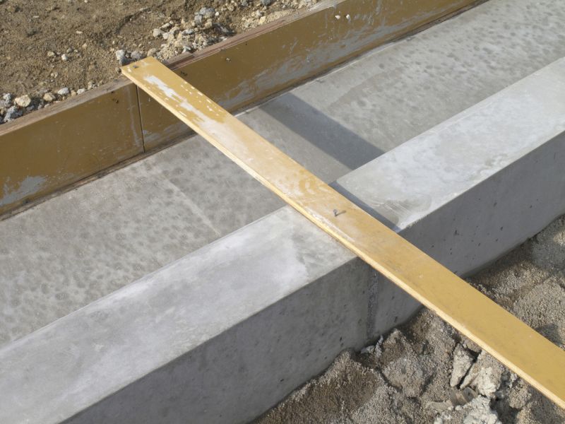 Concrete Footing Pouring