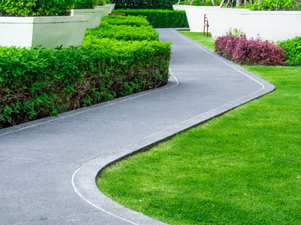 Walkway Curb Installation in El Paso