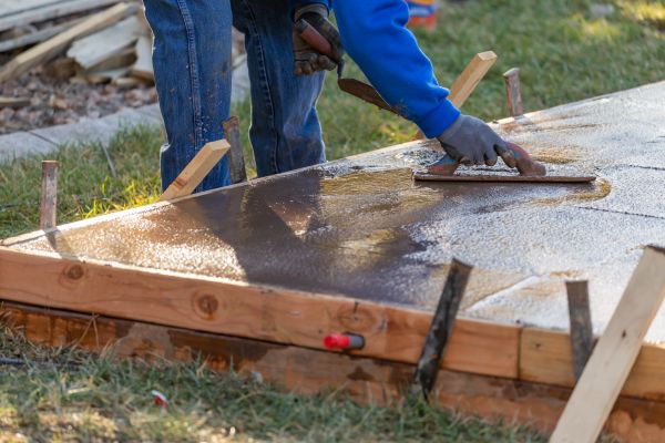 Patio Slab Construction in El Paso