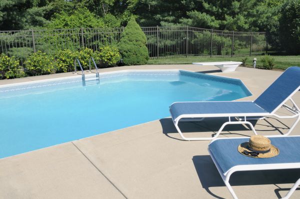 Poolside Concrete Installation in El Paso