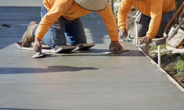 Cement Pad Construction in El Paso