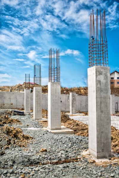 Concrete Footer Pouring in El Paso