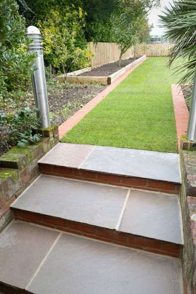 Backyard Steps Installation in El Paso