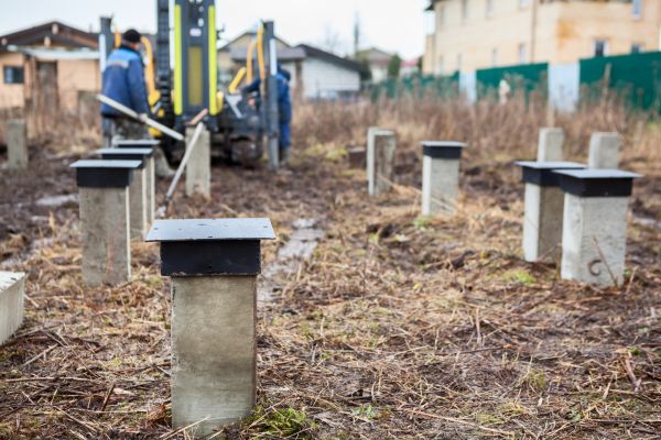 Concrete Piling Installation in El Paso