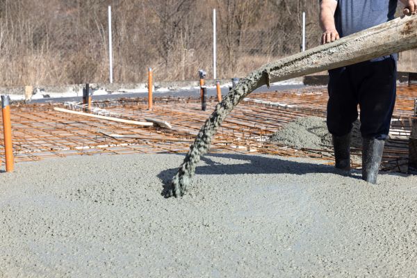 Pole Barn Slab Pouring in El Paso