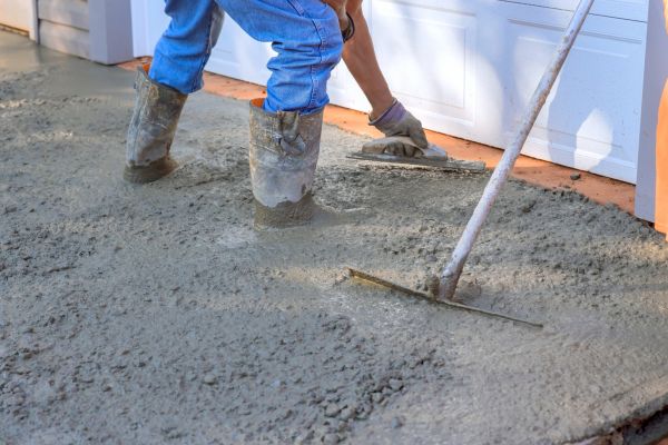 Driveway Slab Construction in El Paso