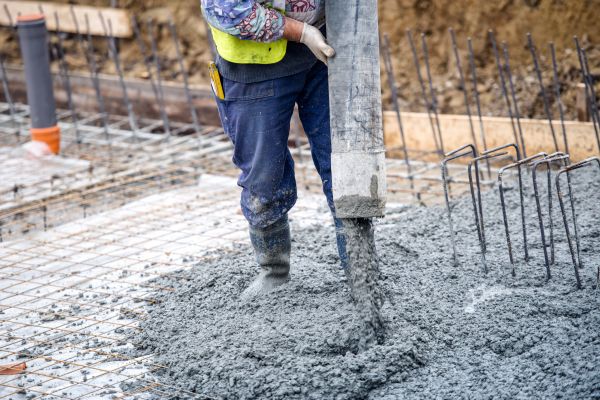 Cabin Foundation Pouring in El Paso