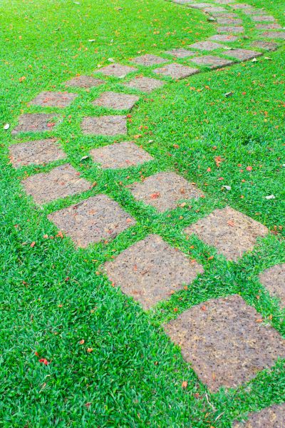 Backyard Pathway Construction in El Paso
